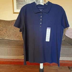 2 Ladies 5 button Collar Polo Shirts